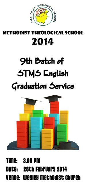 2014 9th STMS English Graduation Invitation