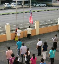 20160915_Flag Raising Ceremony_升国旗和州旗仪式_2